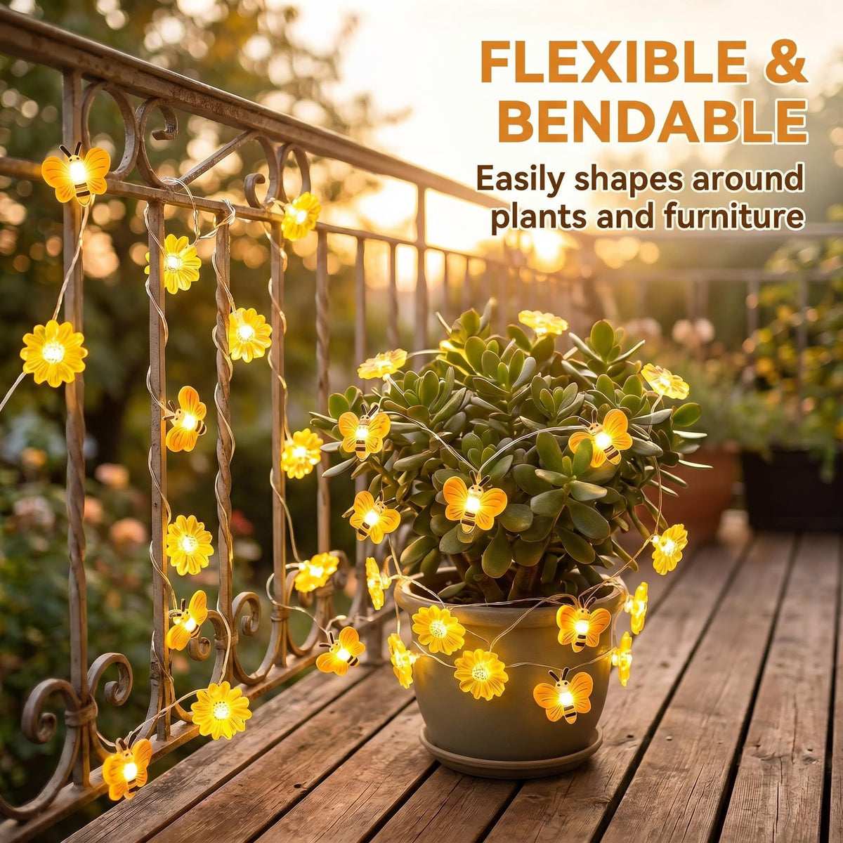 2M 20 LED Pink Cherry Blossom Fairy Lights, Battery Operated Flower String Lights for Bedroom Decor, Indoor Spring and Christmas Decorations, Girls Room Gift (Flowers)