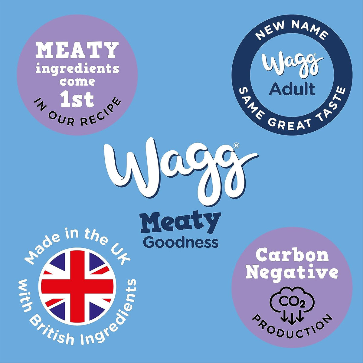 Wagg Meaty Goodness Complete Dry Adult Dog Food Beef 12kg