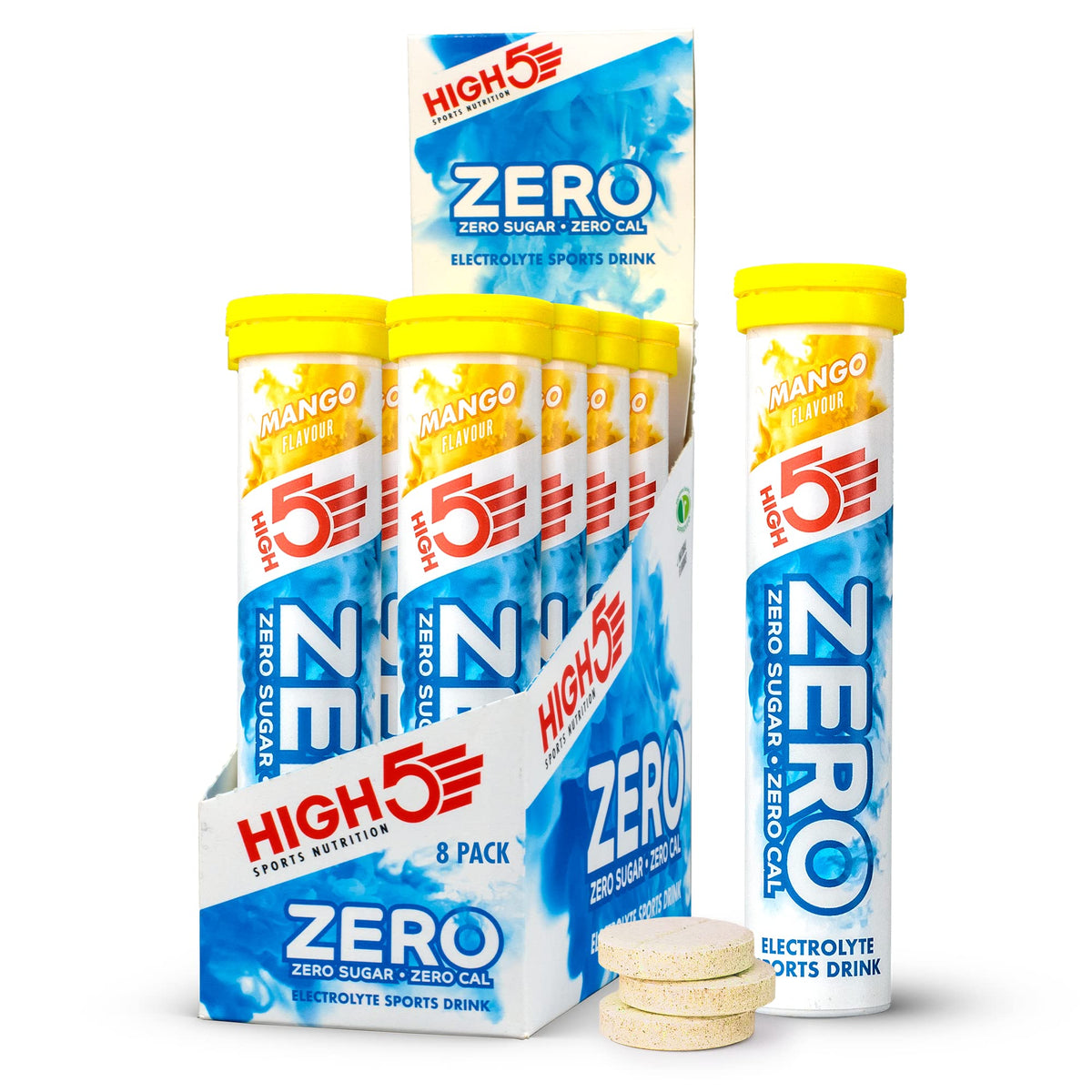 HIGH5 Zero Electrolyte Tablets for Hydration, Berry, 20 Tablets