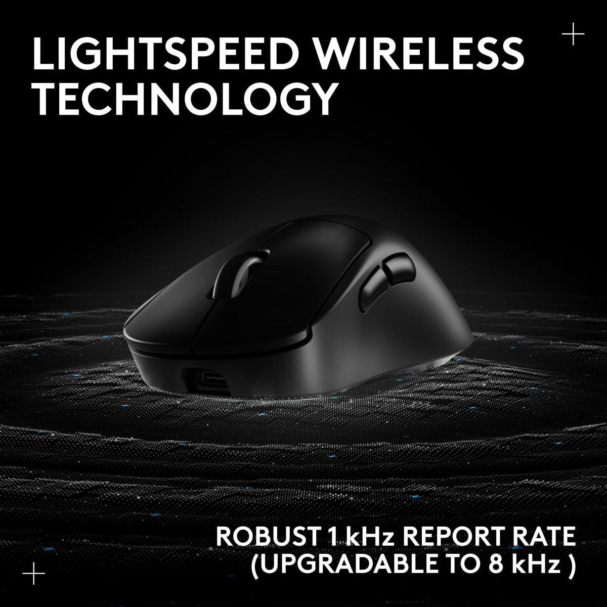 Logitech G PRO X SUPERLIGHT 2 SE Wireless Gaming Mouse, 60 g pro-grade mouse with 5 programmable buttons, 44K DPI sensor, 888+ IPS, 1 kHz report rate, USB-C charging for PC/Mac - Black