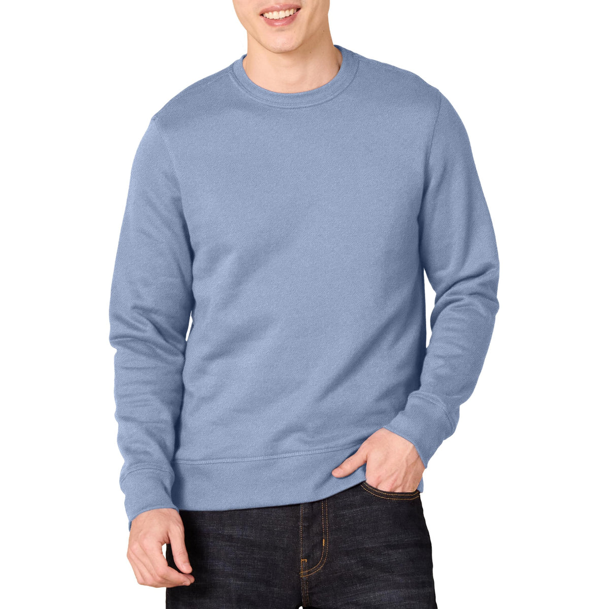 Amazon Essentials Men's Fleece Crew Neck Sweatshirt (Available in Big & Tall)