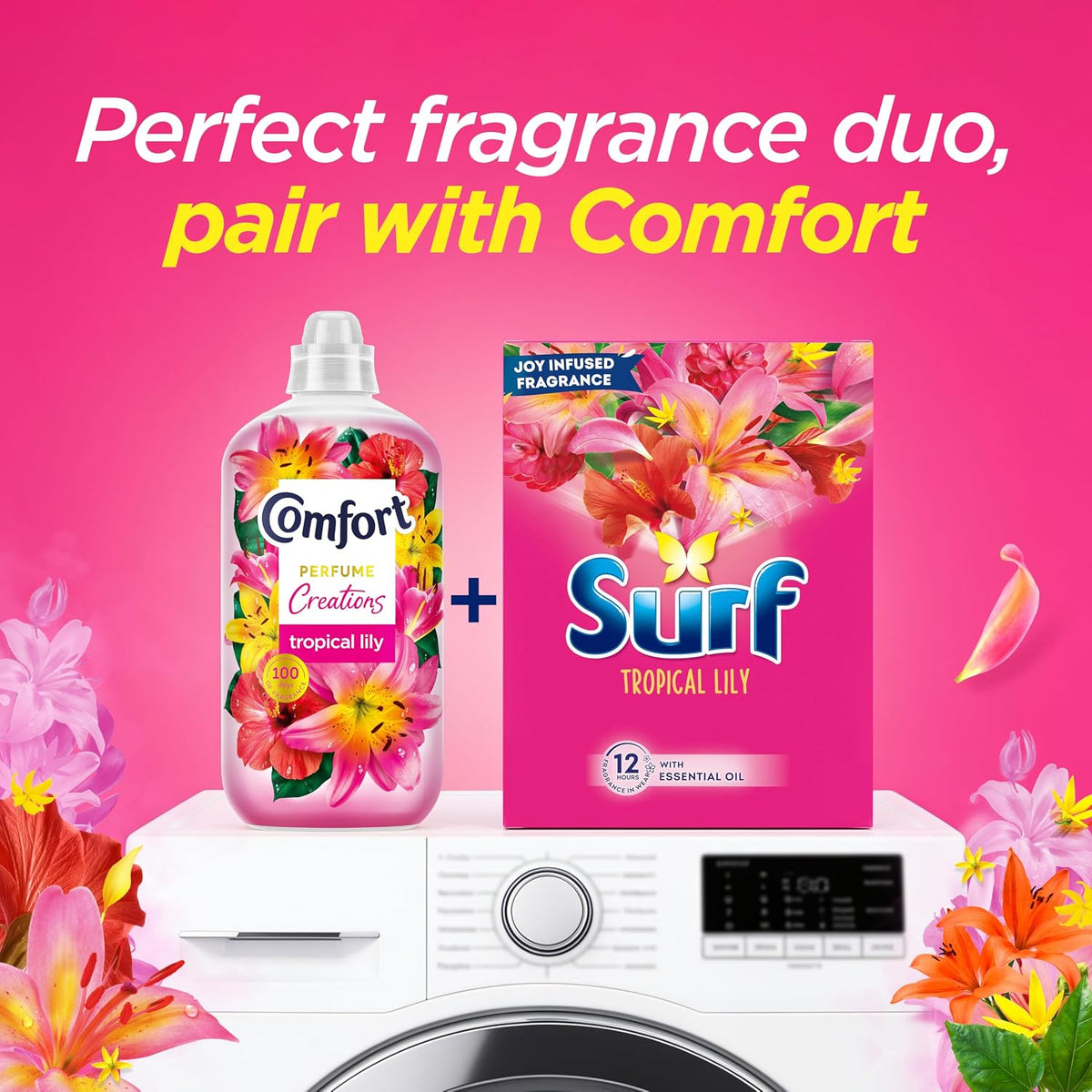 Surf Tropical Lily Detergent Washing Powder 75 Washes (3.75kg)