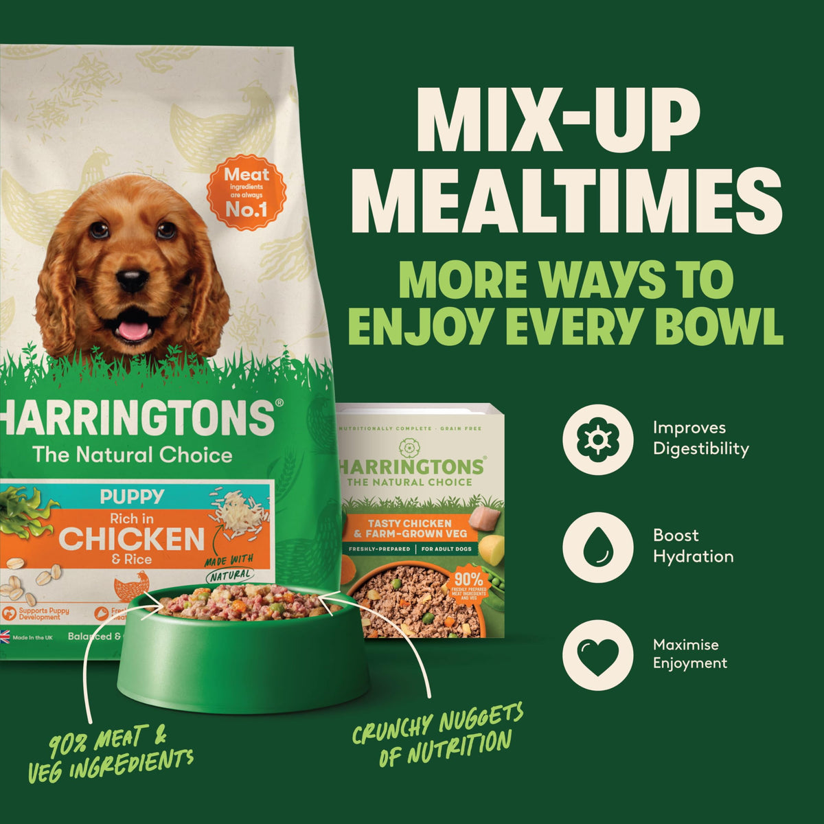 Harringtons Complete Dry Puppy Food Turkey & Rice 10kg