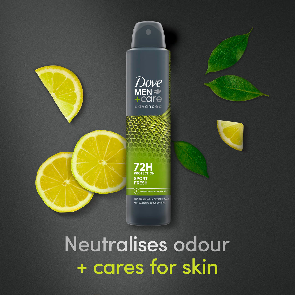 Dove Men+Care Advanced Clean Comfort Anti-Perspirant Aerosol 200 ml
