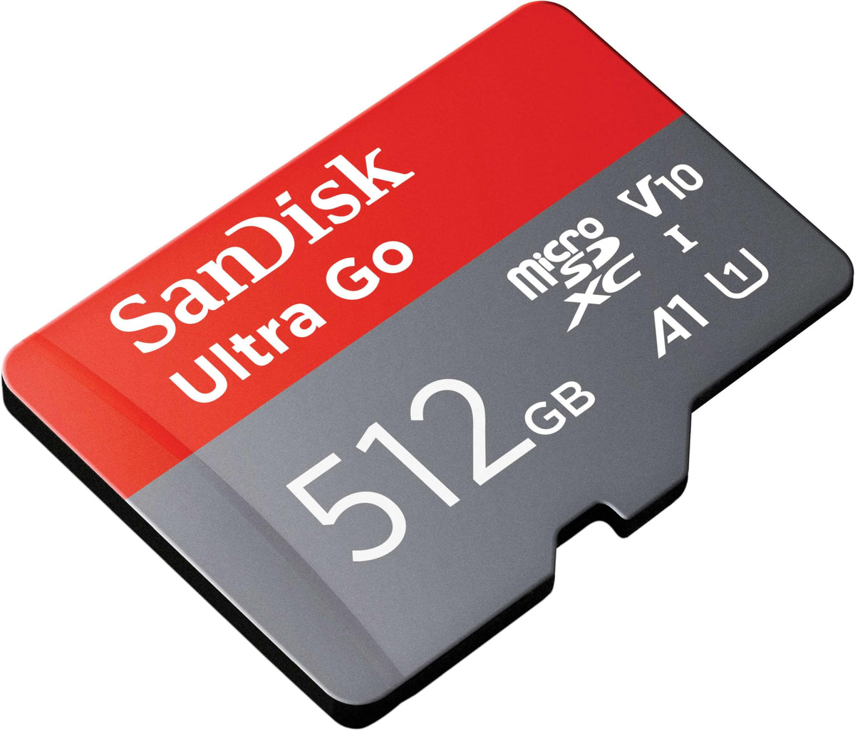 SANDISK Ultra micro SD Card + Adapter 256GB, Up to 150MB/s Read Speeds