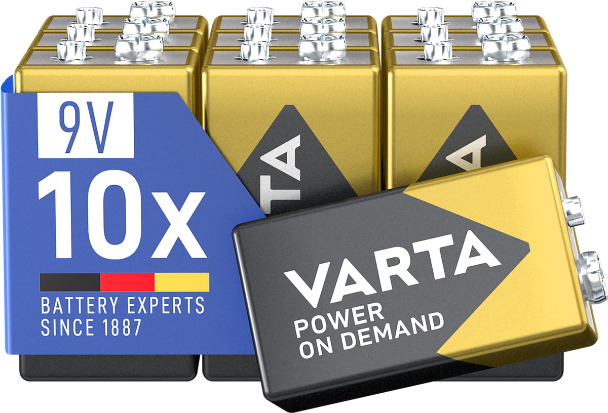 VARTA Batteries AA, Pack of 40, Power on Demand, Alkaline, 1.5 V