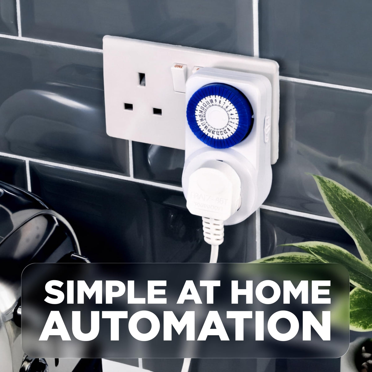 Status IONOS 24 Hour Plug-in Timer Switch, Mechanical Option B, White
