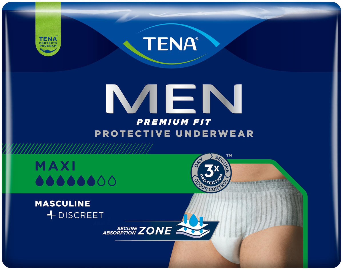 Tena - Tena Men Premium Fit Level 4 (Size L/XL) Protective Underwear - 10 Pieces