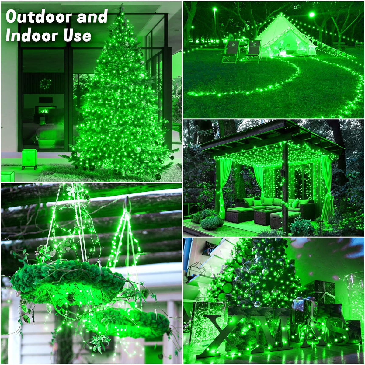 Gcstnn Garden Solar Lights Outdoor, 5M 50 LED Solar Fairy Lights, Copper Wire 8 Modes Waterproof String Lights for Yard, Christmas Tree, Bedroom, Gate, Indoor/Outside Decorations(Orange)