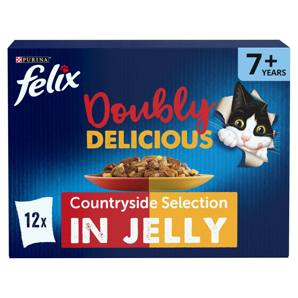 FELIX Doubly Delicious Countryside Selection in Jelly Wet Cat Food 40x85g