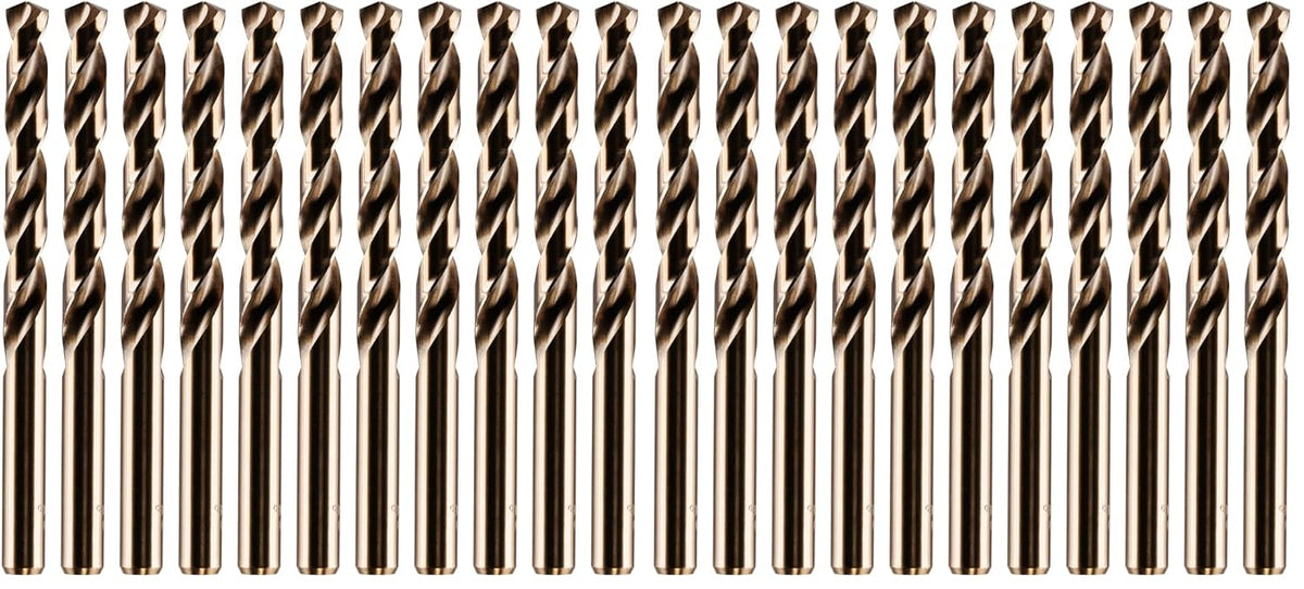 Rennie Tools - Box Of 10 x 1mm HSS Gold Cobalt Jobber Drill Bit Set