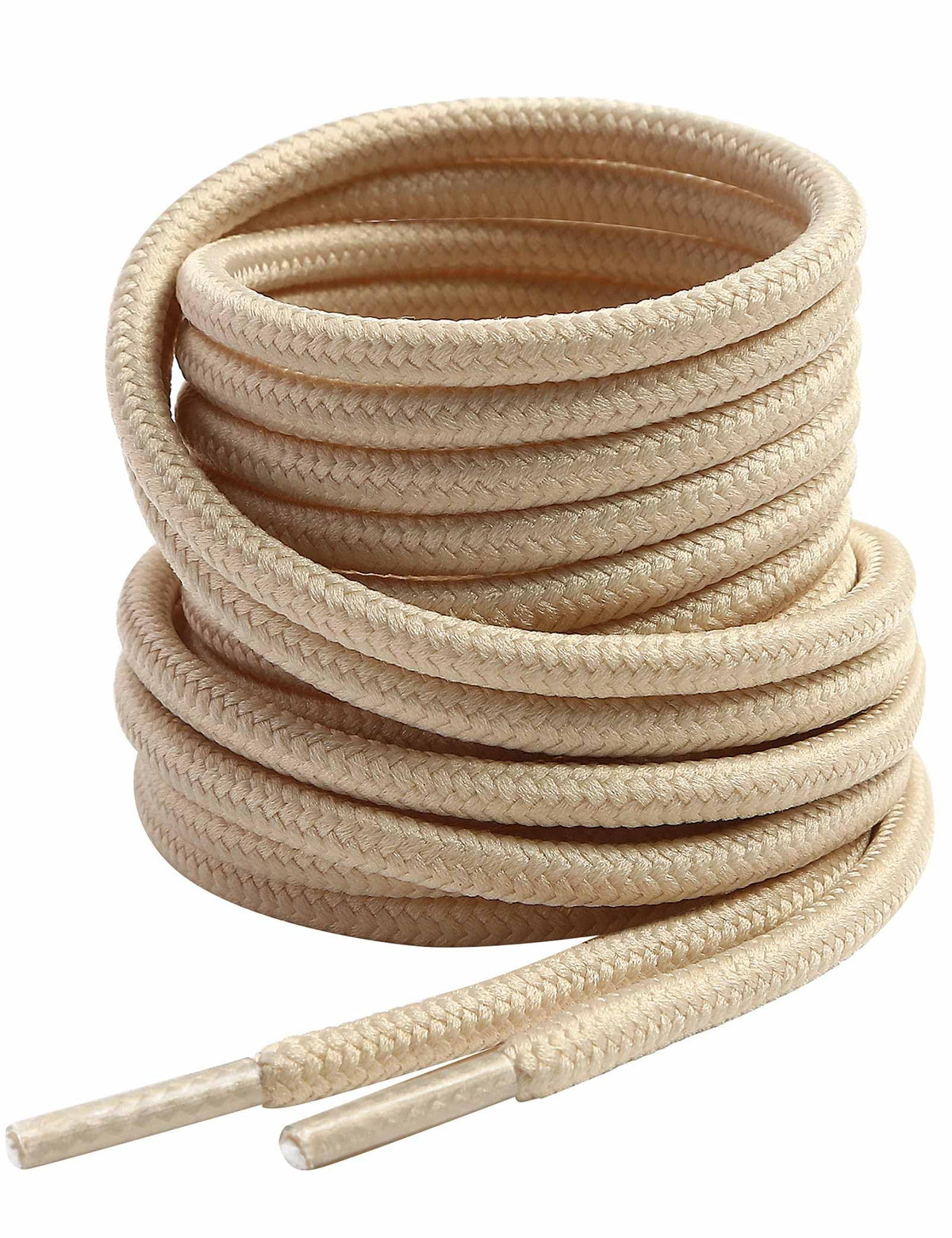 VSUDO Round Boots Laces, 4mm Diameter Work & Hiking Shoe Laces for Boots