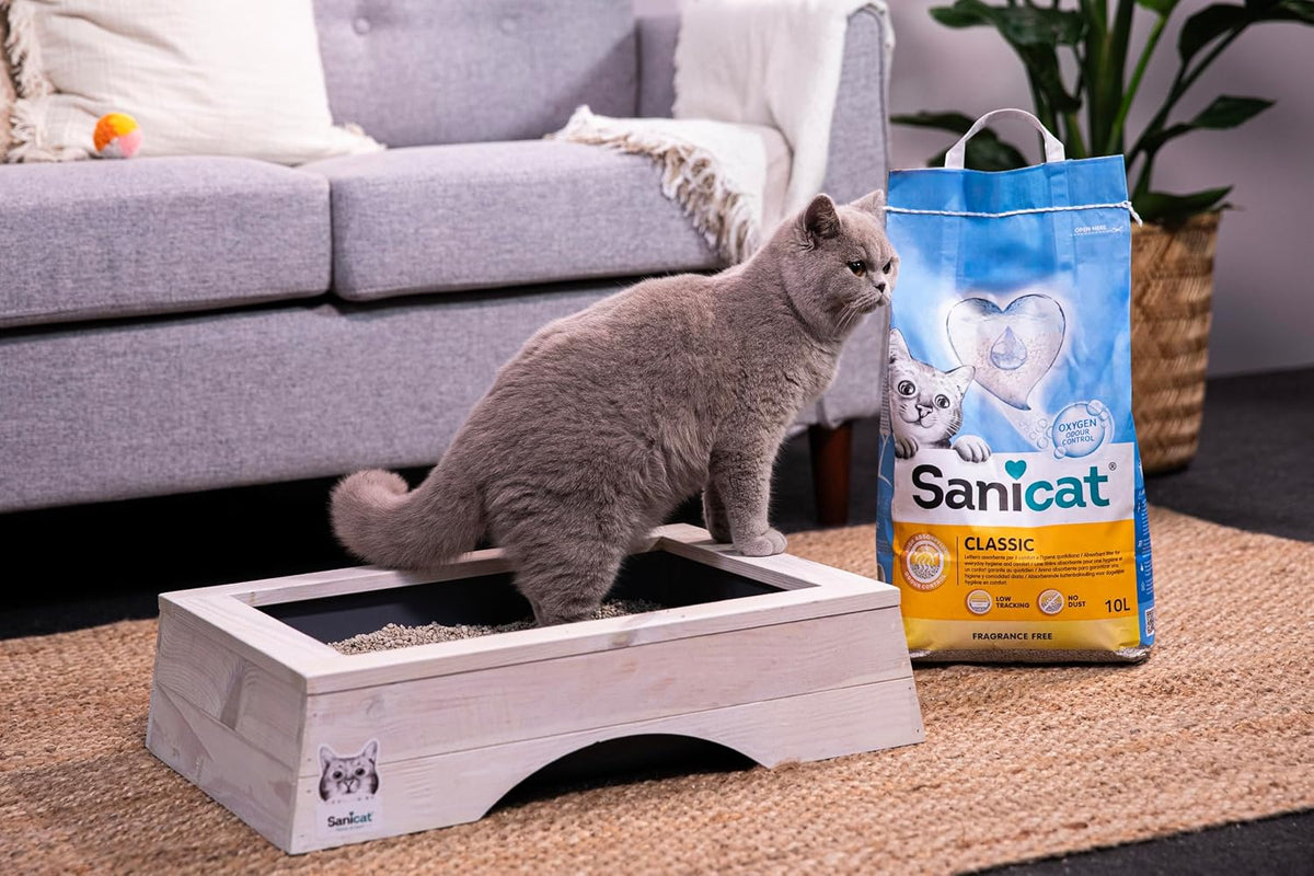 Sanicat - Classic Fragrance-Free cat litter 10L capacity