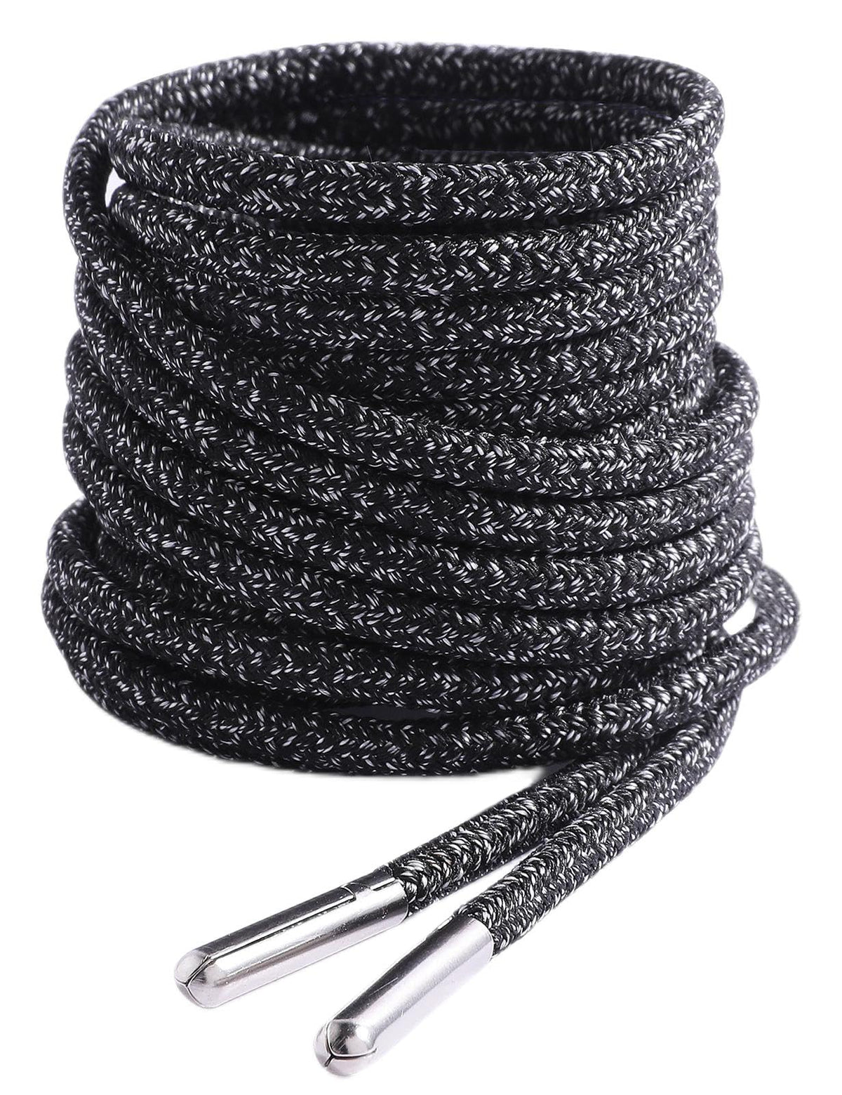 VSUDO Round Boots Laces, 4mm Diameter Work & Hiking Shoe Laces for Boots