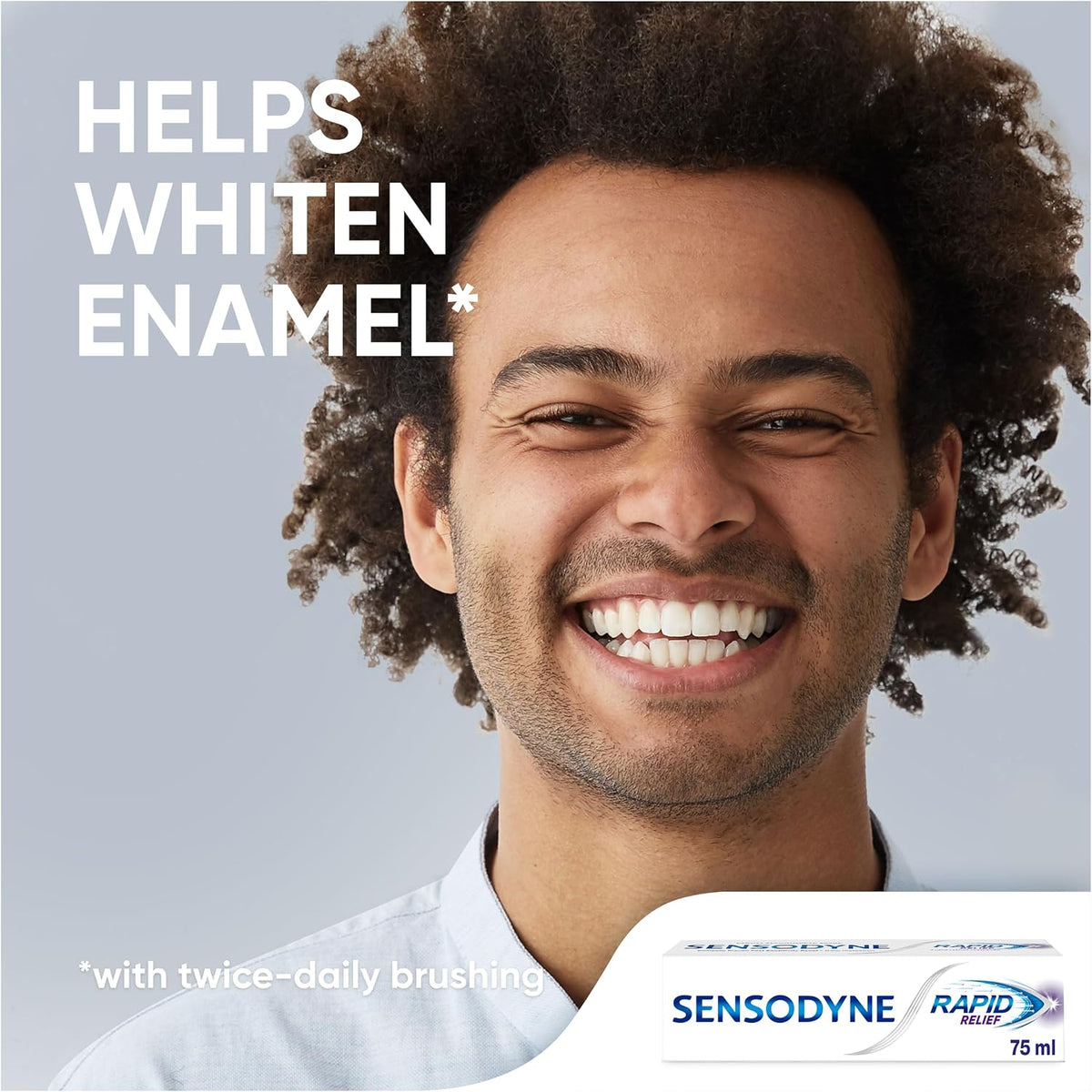 Sensodyne Rapid Relief Sensitive Toothpaste, Original Mint, 75 ml