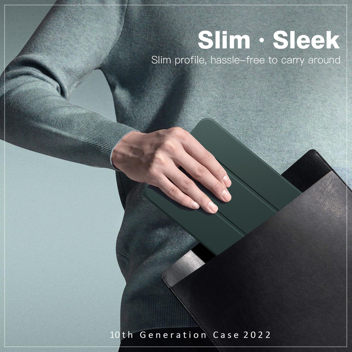 TiMOVO Case for iPad A16 11th Gen 11"/10th Gen 10.9", Abyss Blue