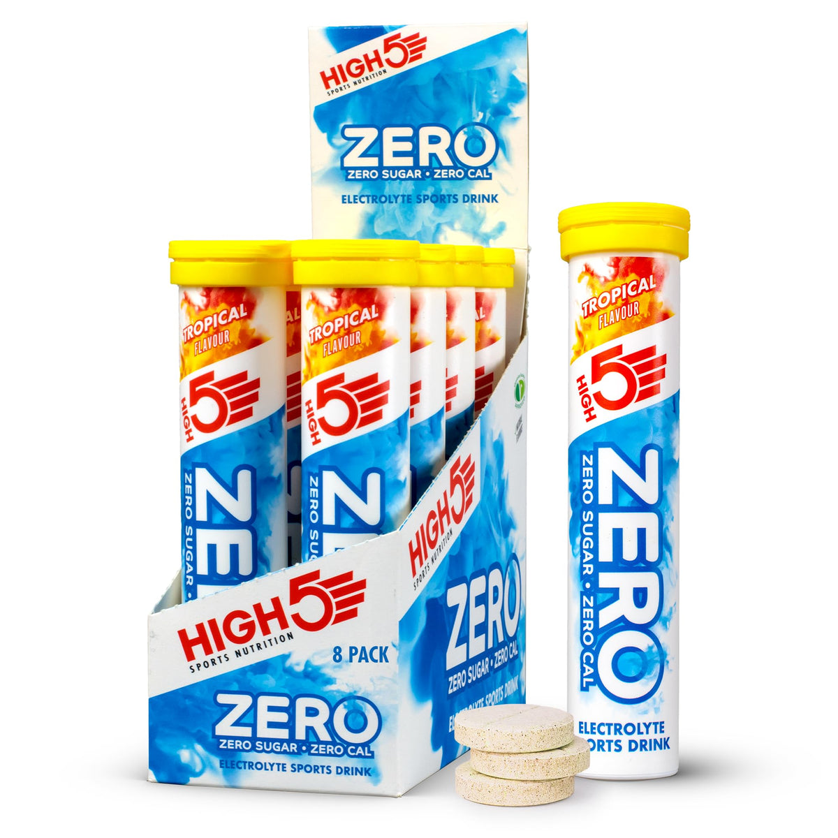 HIGH5 Zero Electrolyte Tablets for Hydration, Berry, 20 Tablets