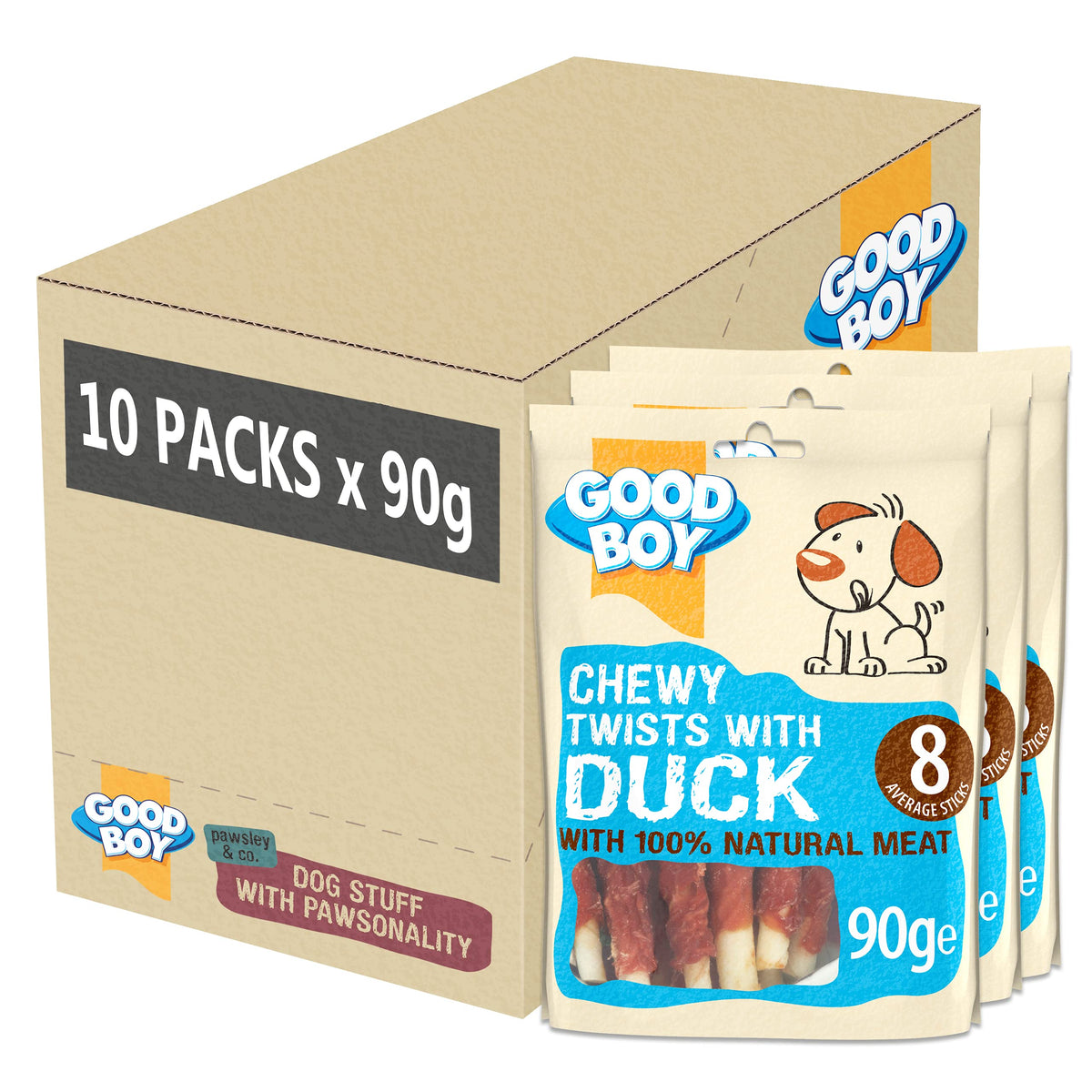 Good Boy Chicken & Hide Twisters Dog Treats 220g