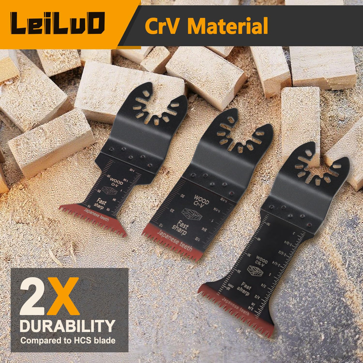 LEILUO 6Pcs Multitool Hook Blade, Multi Tool Hook Knife Blade Set