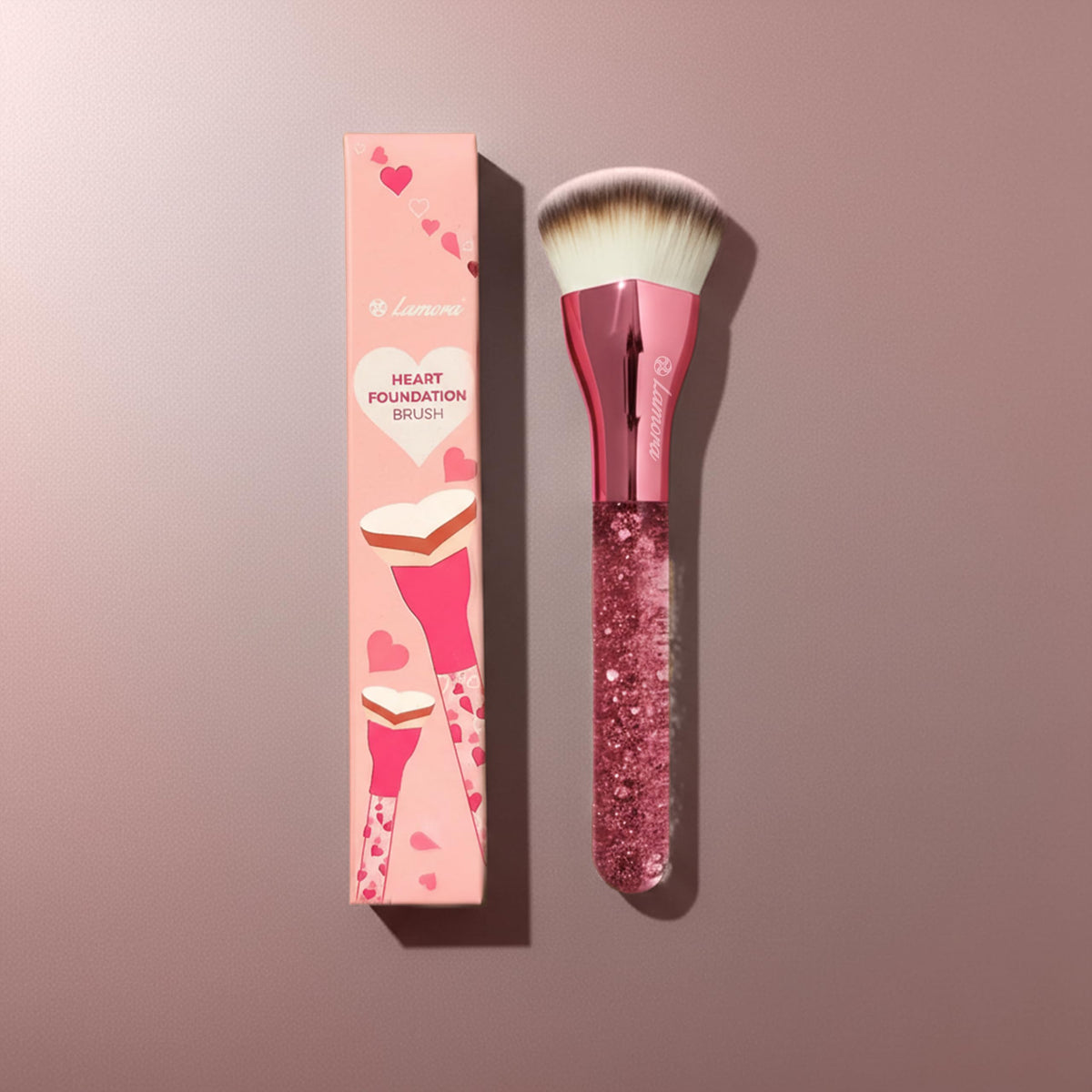 Make Up Brush Foundation Kabuki Flat Top, Perfect For Blending Liquid Cream