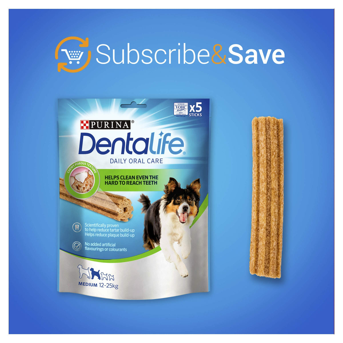 DENTALIFE Dental Chicken Cat Treats 40g (Pack of 8)