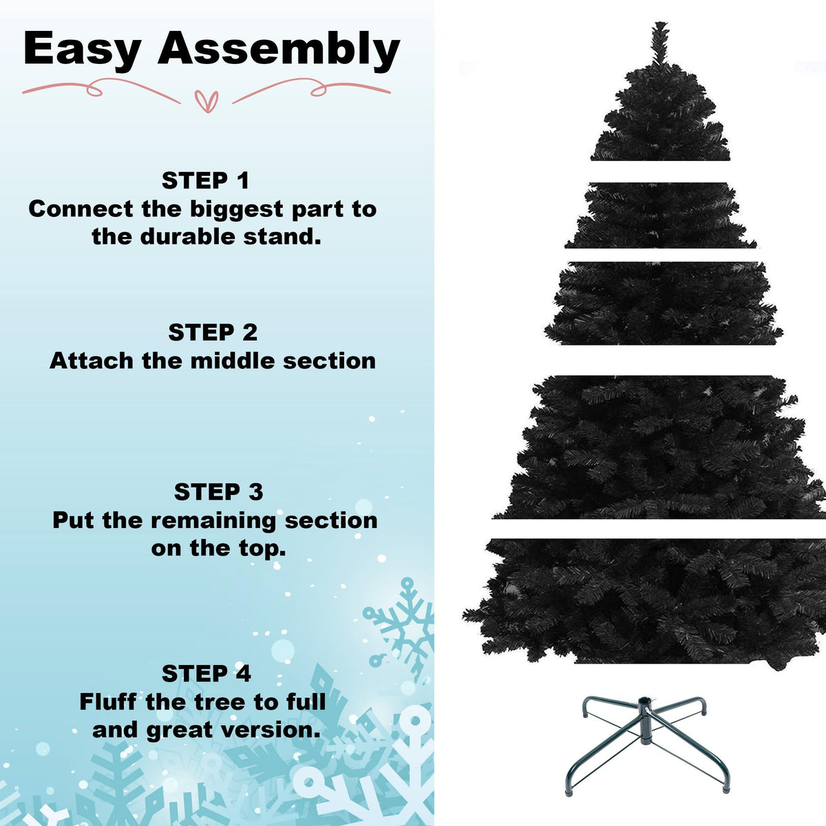 SHATCHI 6ft/1.8m Alaskan Pine Green Artificial Christmas Tree Bushy 550 Tips Xmas Home Decorationations Decorations
