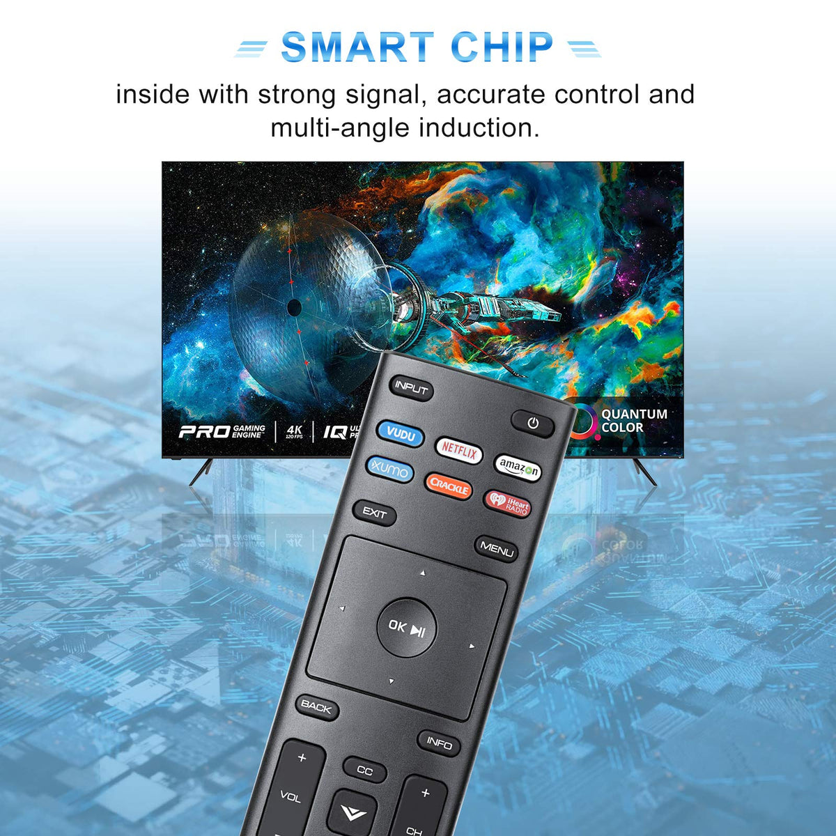 Universal-for-Samsung-Smart-TV-Remote, for Samsung Curved Qled Frame 4K TV