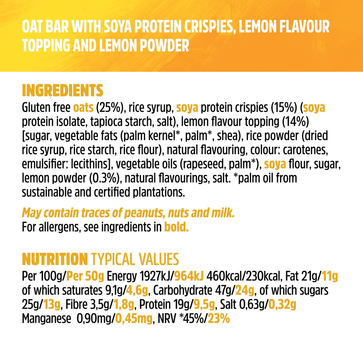 Trek High Protein Flapjack Cocoa Oat, 50 g - Gluten Free Bars – Healthy Snack Bars – Plant Based Protein - Vegan Bars (Pack of 16 Bars) | L0572375-P107199021-M107199013