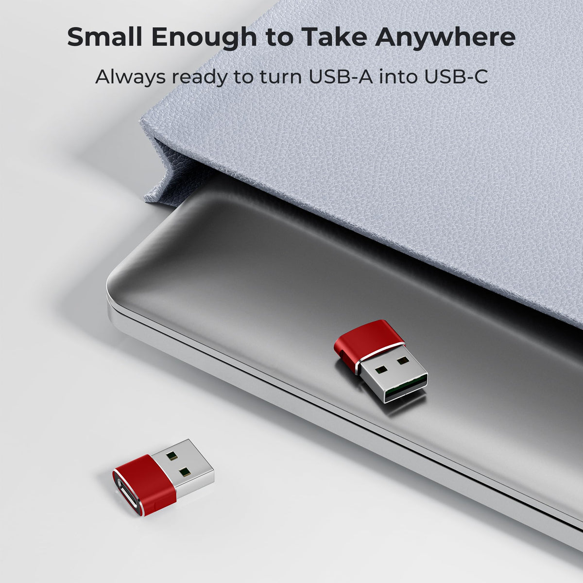 BASESAILOR USB to USB C Adapter,USBC Female to USB A Male Adapter 3Pack