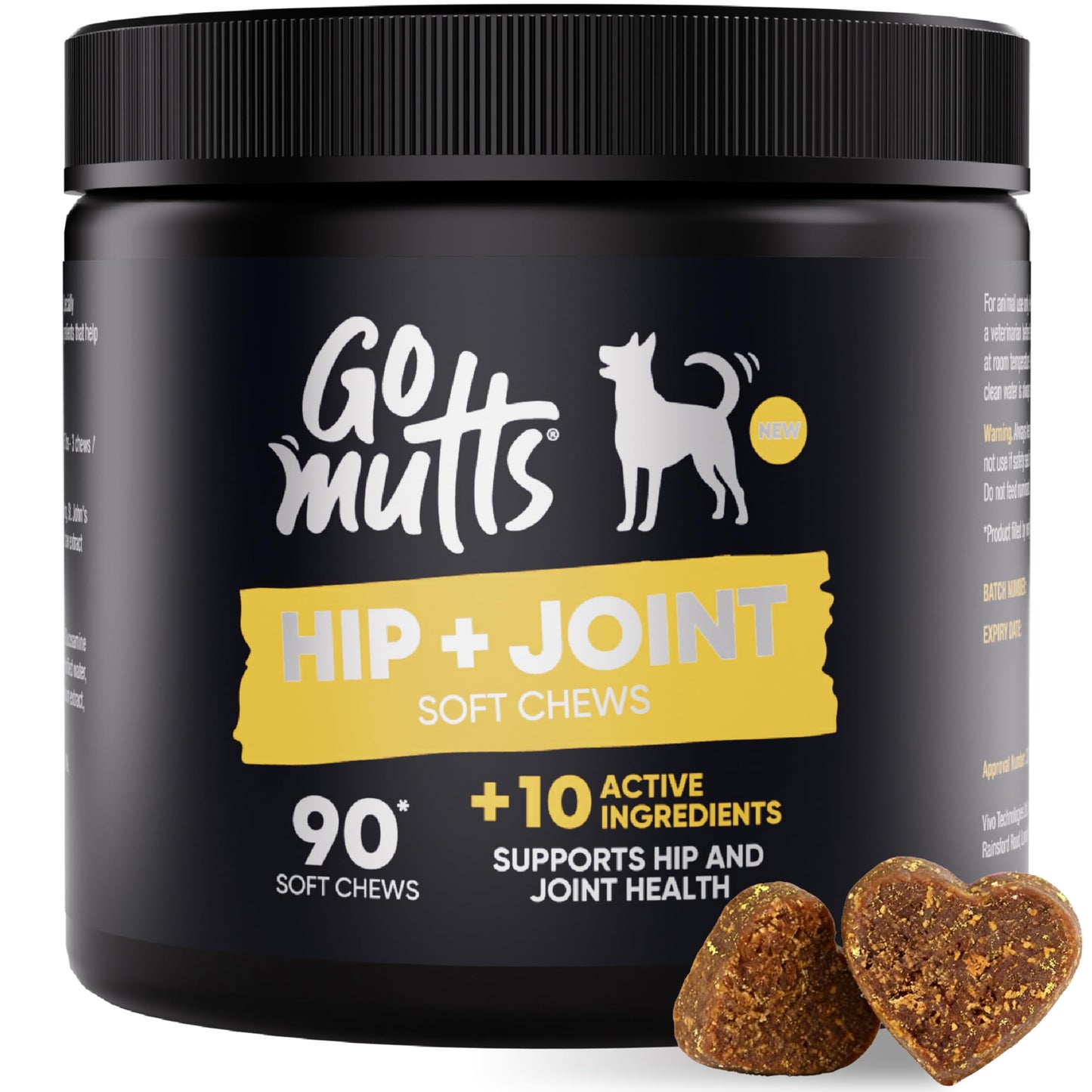 Joint Supplements for Senior Dogs, 120 Tablets with Glucosamine, Green Mussel & Vitamin C, Senior Dog Joint Supplements - Relieve Stiff Joints & Support Mobility for Your Dog