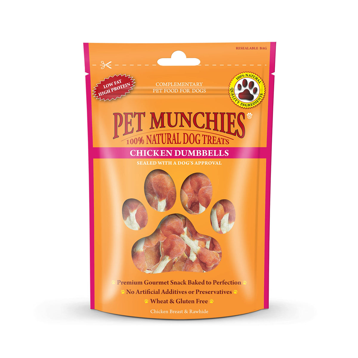 Pet Munchies Venison & Beef Liver Dog Training Treats, Grain Free Tasty Bites with Natural Real Meat, Low in Fat 50g