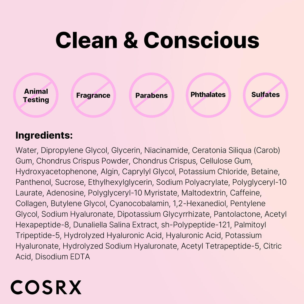 COSRX 6 Peptide Collagen Booster Serum 150ml, Face Toner with Niacinamide