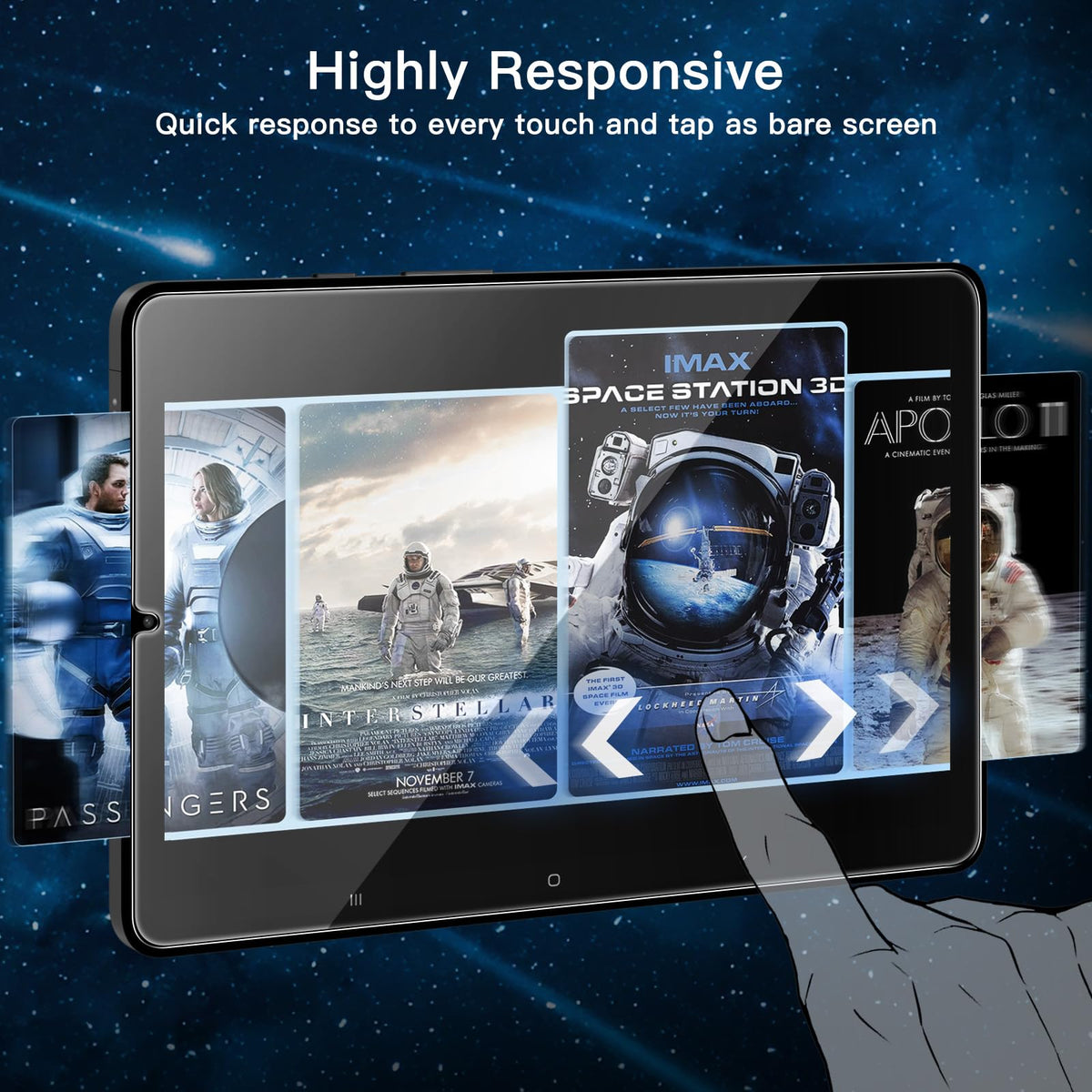 JETech Screen Protector for Galaxy Tab S10 Lite/S10 FE/S9 FE/S9, 2-Pack