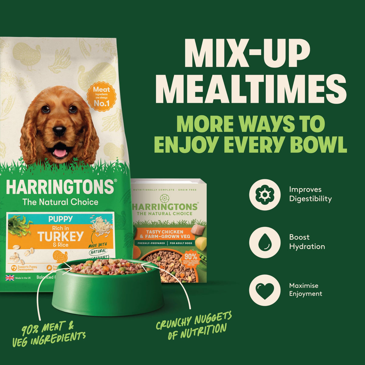 Harringtons Complete Dry Puppy Food Turkey & Rice 10kg