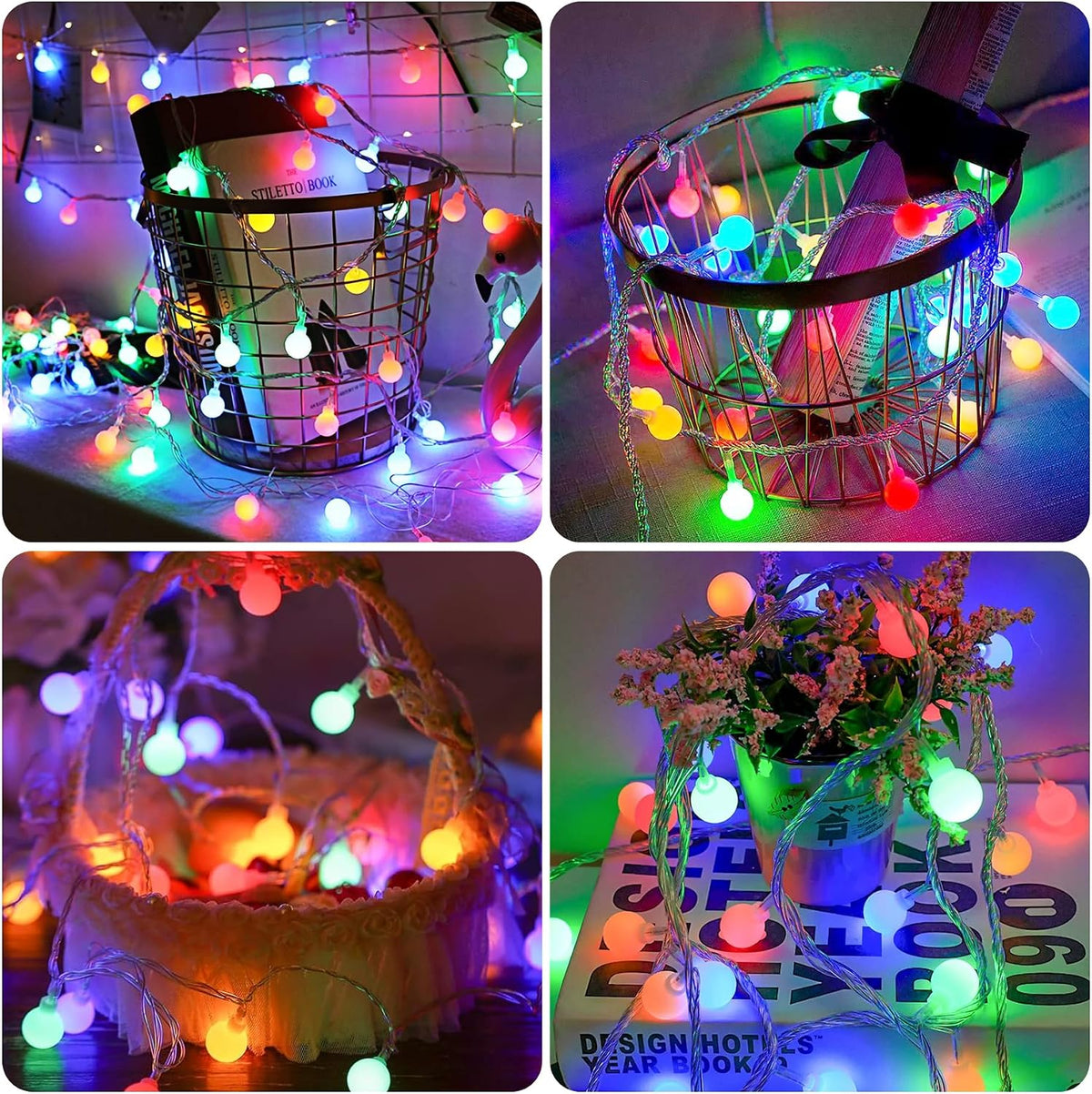 Fairy Lights Battery Operated, 4M 40LED Battery Fairy Lights Timer
