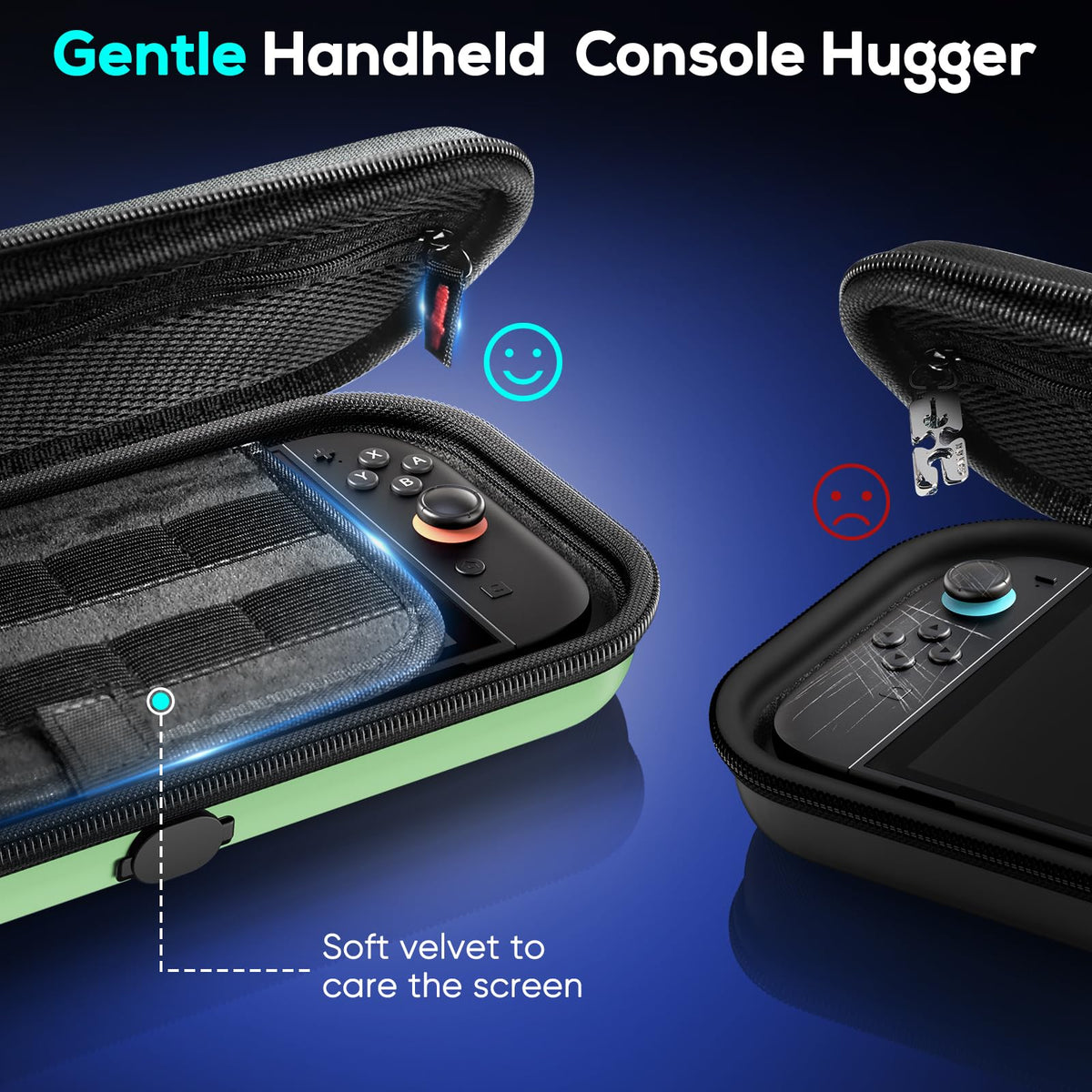 Case for Nintendo Switch 2, Travel Case with Charging Hole and 10 Game Card