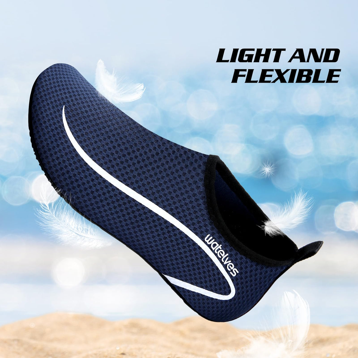 Swim Water Shoes Aqua Socks Barefoot for Sea Beach Swimming Shoes Pool Ladies Women Mens
