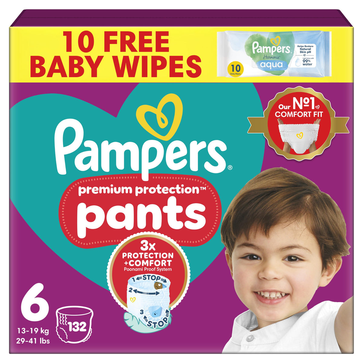 Pampers Premium Protection Nappy Pants Size 5