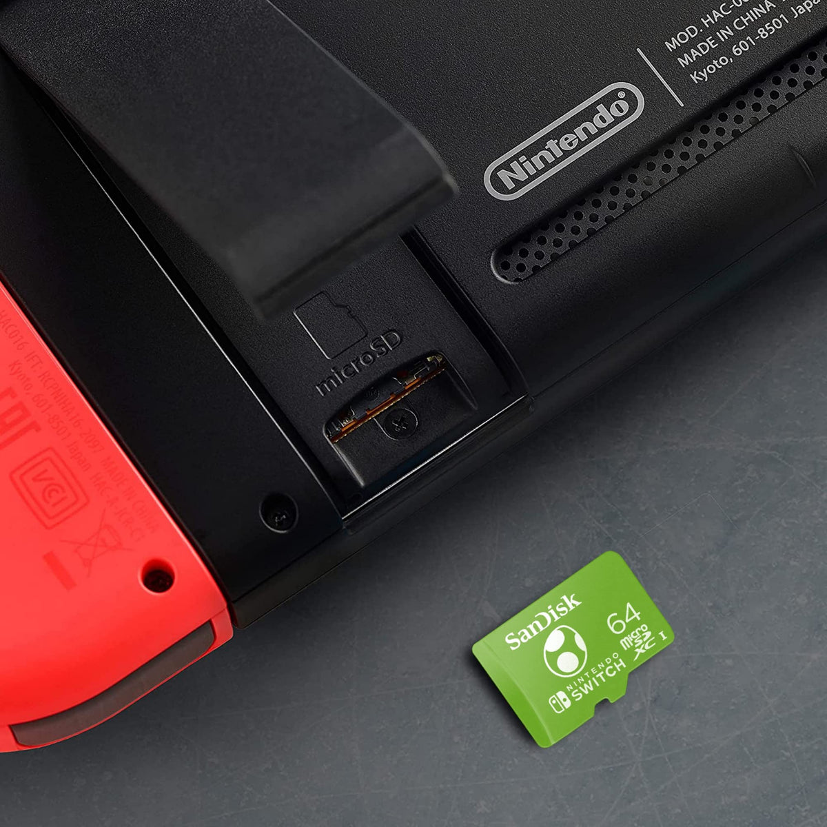 SANDISK microSD Card 128GB, Super Mario Super Mushroom Edition