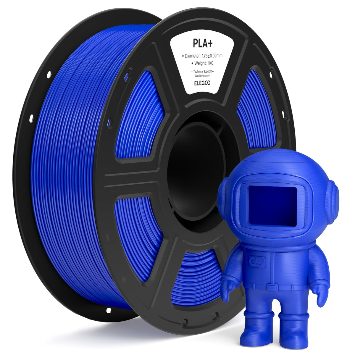 ELEGOO PLA+ 3D Printer Filament 1.75mm Pink 1KG