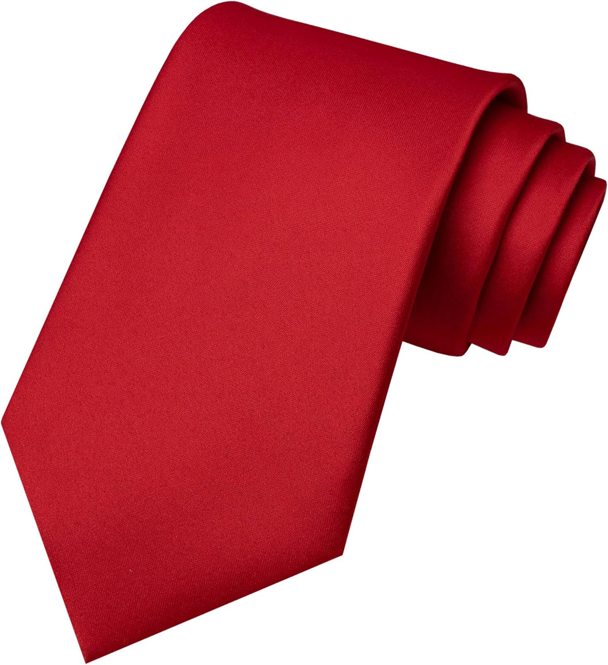 RBOCOTT Solid Color Tie Mens Necktie for Business and Wedding Party