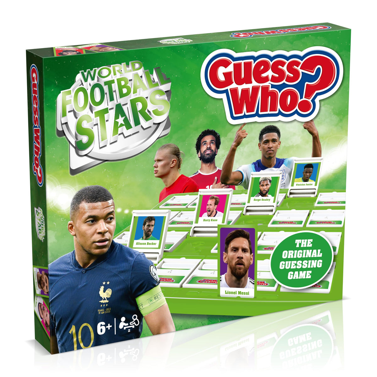 Winning Moves Super Mario Guess Who? Board Game, Play with classic Nintendo characters including Mario, Luigi, Peach, Bowser, and Donkey Kong, 2 players makes a great gift for ages 3 plus