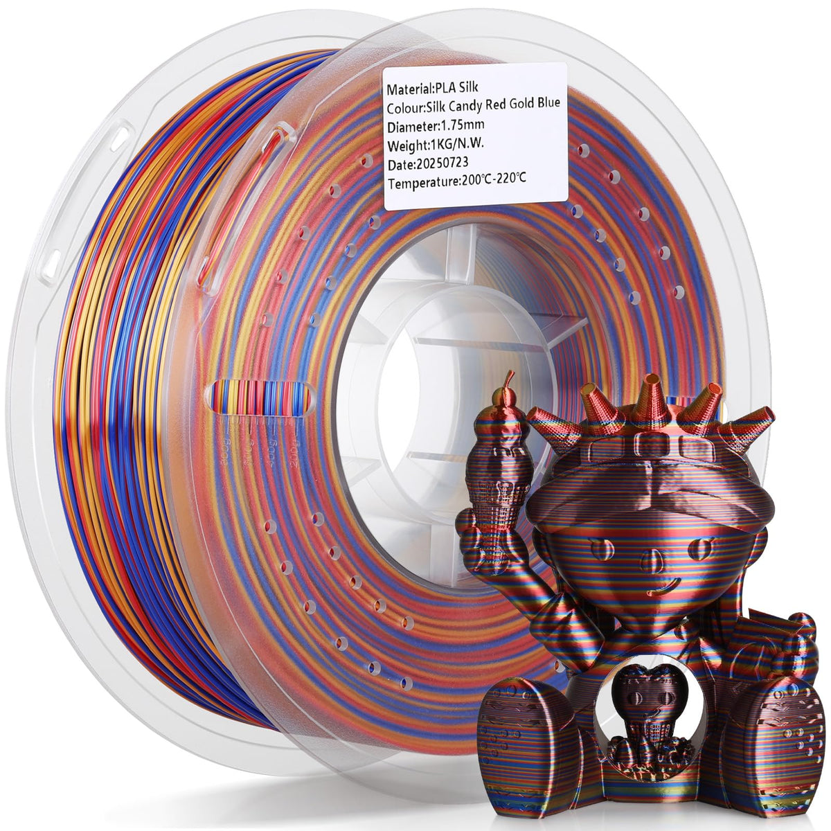 LANDU Filament Dryer 3D Printer Filament Dry Box,2 Spools Double Fast Heating Upgraded Filament Dehydrator Keeping Filaments Dry for 1.75mm/2.85mm One-Key Set for PLA PETG ABS TPU