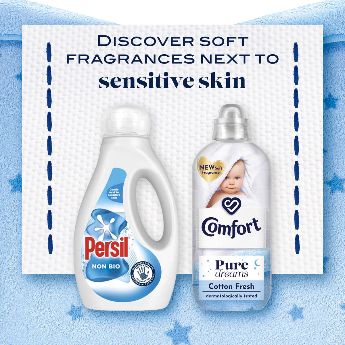 Comfort Pure Dreams Cashmere Soft Fabric Conditioner Dermatologist-Recommended Gentle Next to Sensitive Skin 48 washes(1.44 L) - Case pack of 6