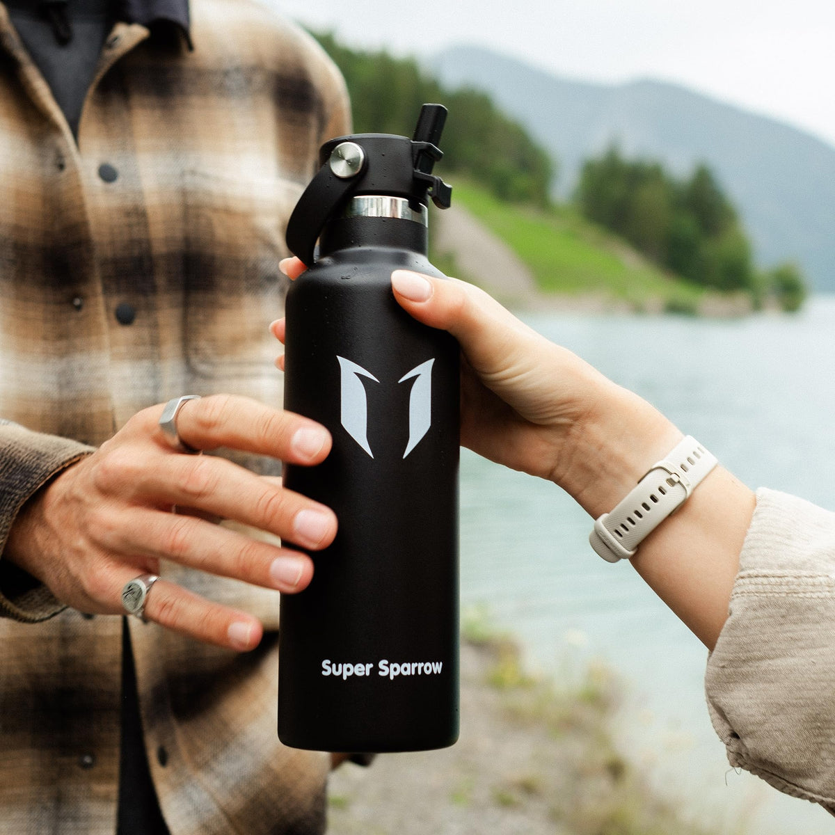 Sparrow Insulated Water Bottle 500ml/750ml/1L/1.2L Metal Drinks Bottle