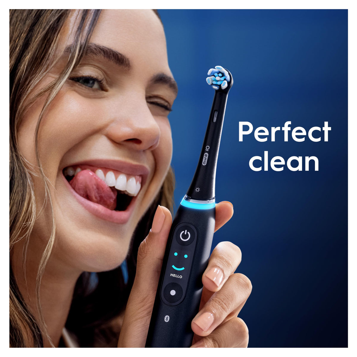 Oral-B iO Series Ultimate Clean Electric Toothbrush Heads, 8 Count, Black