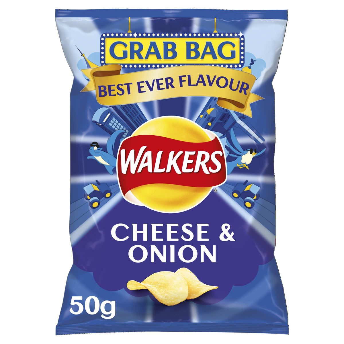 Walkers Baked Snacks Sea Salt 6 x 22g