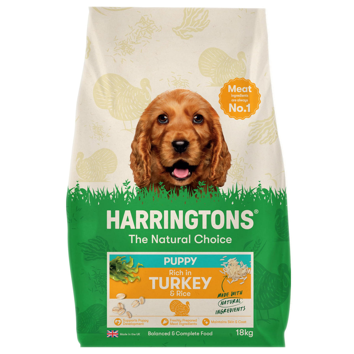 Harringtons Complete Dry Puppy Food Turkey & Rice 10kg