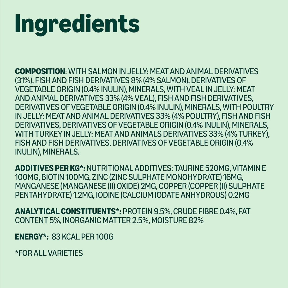 by Amazon Complete Wet Food for Kittens, Mixed Selection in Jelly, 1.2kg (12 pouches of 100g)