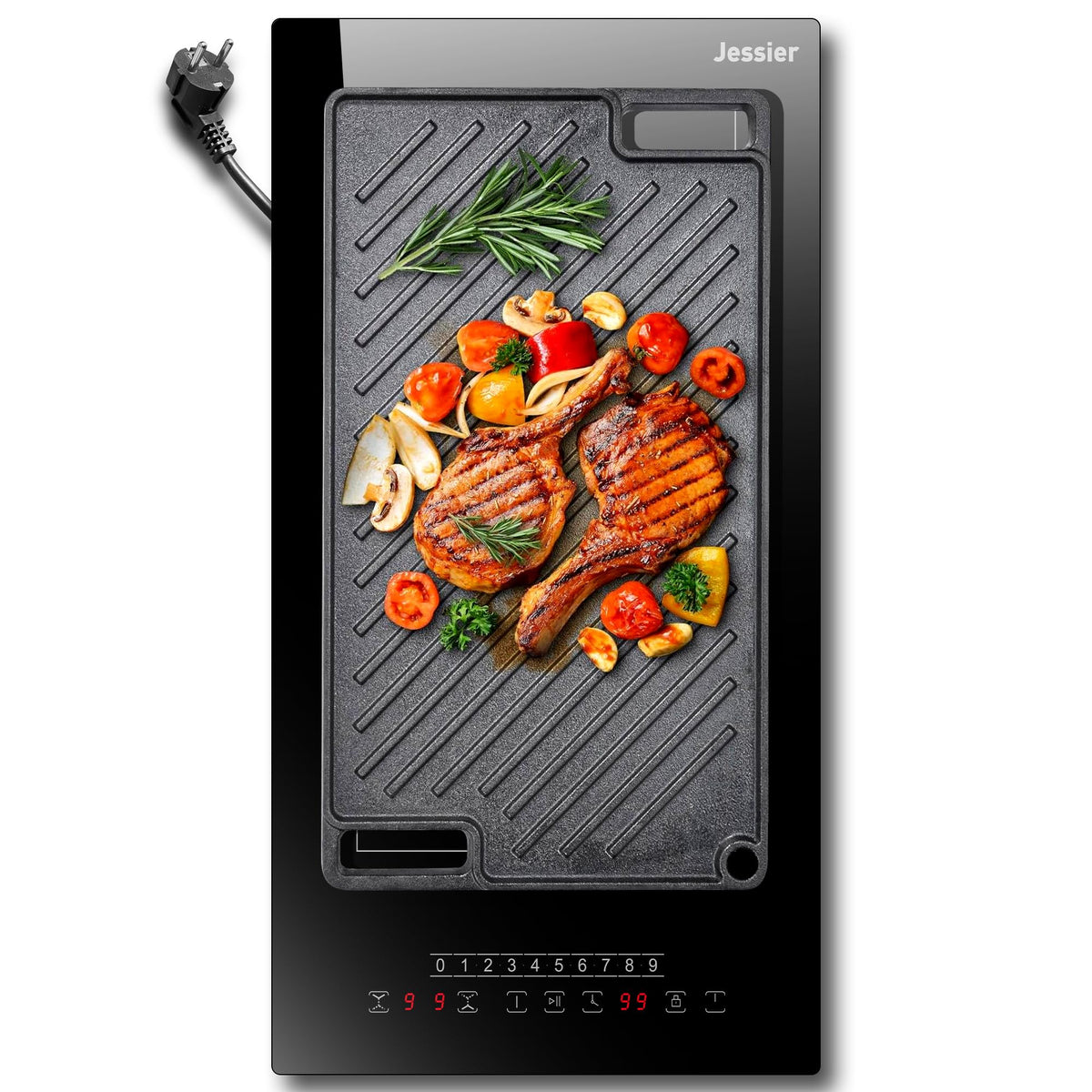 Portable Ceramic Hob, Pulg in Single Electric Hob 3600W